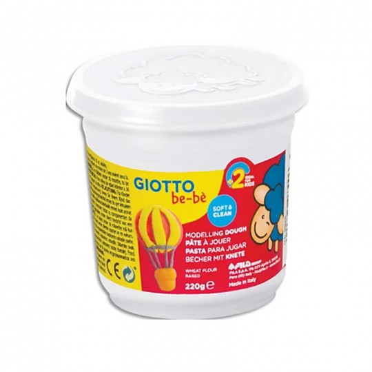 Pot 220G Pate à jouer Giotto Be-bè Blanc Giotto - 1