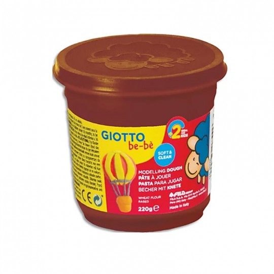 Pot 220G Pate à jouer Giotto Bébé Marron Giotto - 1