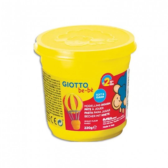 Pot 220G Pate à jouer Giotto Bébé Jaune Giotto - 1