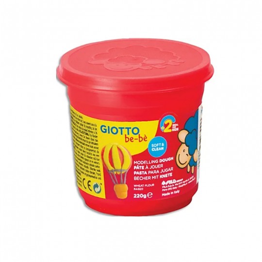 Pot 220G Pate à jouer Giotto Be-bè Rouge Giotto - 1