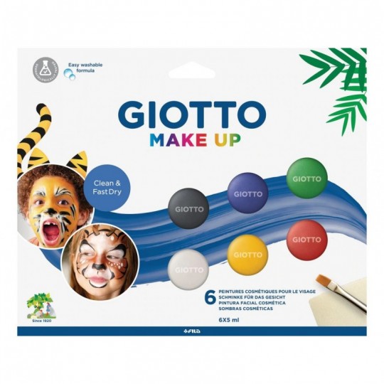 Set 6 x 5 ml FacePaint Giotto MakeUp Classic Giotto - 1