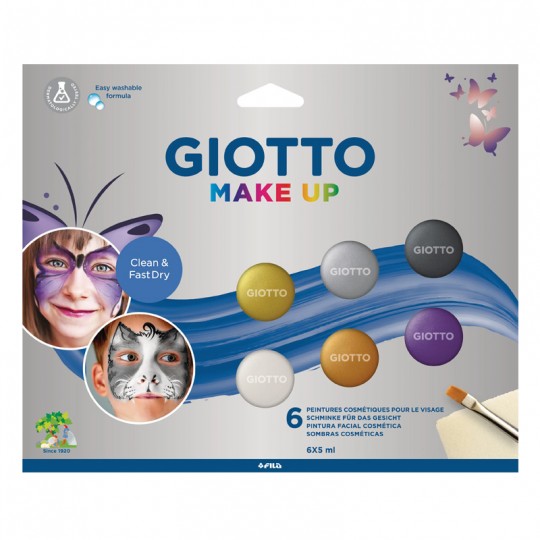 Set 6 x 5 ml FacePaint Giotto MakeUp Metallic Giotto - 1