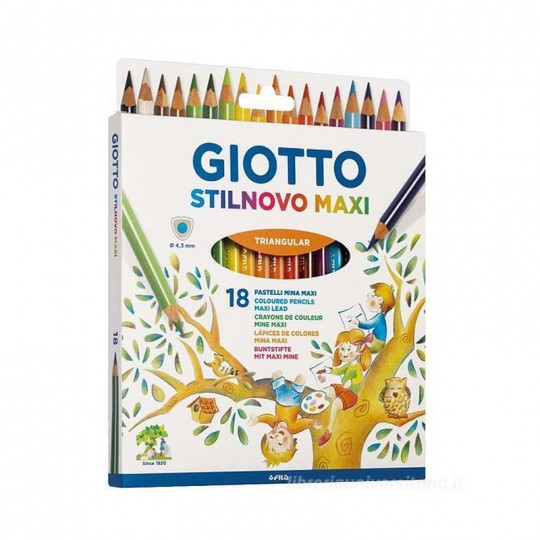 Etui 18 Crayons Giotto Stilnovo Maxi Giotto - 1