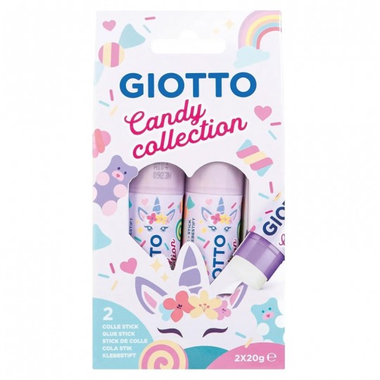 Etui 2 x Baton de colle Giotto 20G Candy Giotto - 1