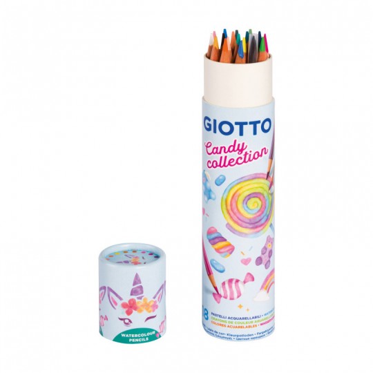 Tube 18 x Crayons Giotto Candy Collection Aquarelle Giotto - 3