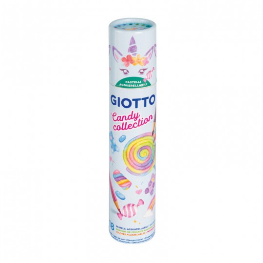 Tube 18 x Crayons Giotto Candy Collection Aquarelle Giotto - 1