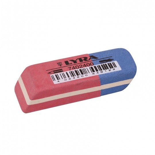 Gomme India Rouge / Bleu LYRA - 1