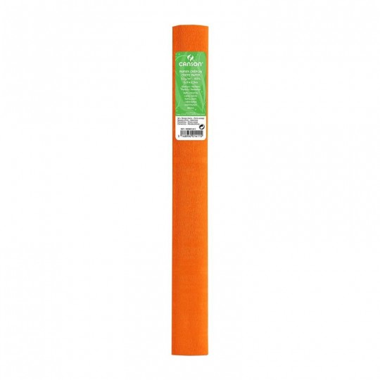 Rouleau papier crepon Canson standard 50 x 250 cm 30G/M² Orange 58 Canson - 1