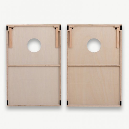 Cornhole - taille : Moyen 90x60 cm - Double planche Uber Games - 10