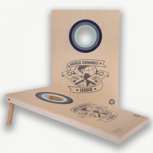 Cornhole - taille : Moyen 90x60 cm - Double planche Uber Games - 1