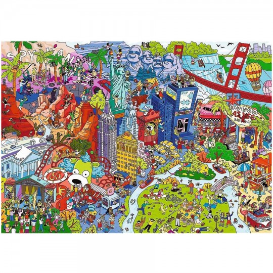 Puzzle 500 pcs Spy Guy : USA - Trefl TREFL SA - 2