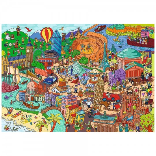 Puzzle 500 pcs Spy Guy : Europe - Trefl TREFL SA - 2