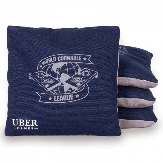 8 sacs de lancer pour Cornhole - Bleu et Blanc Uber Games - 2