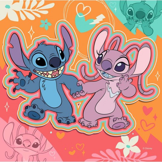 Puzzles 3x49 pcs Jouer toute la journée Disney Stitch - Ravensburger Ravensburger - 5