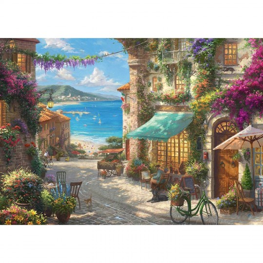 Puzzle 1000 pcs Café sur la Riviera italienne - Schmidt Schmidt - 2