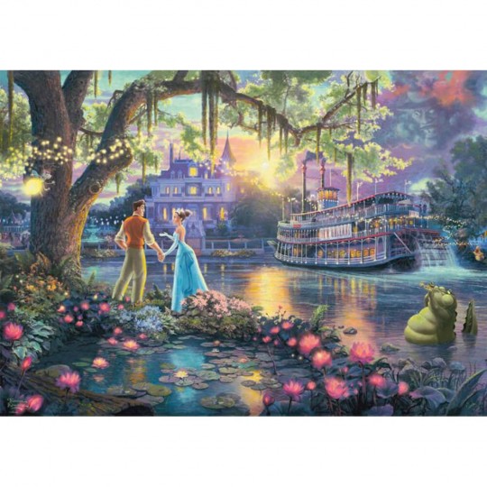 Puzzle 1000 pcs Disney, La princesse et la grenouille - Schmidt Schmidt - 2