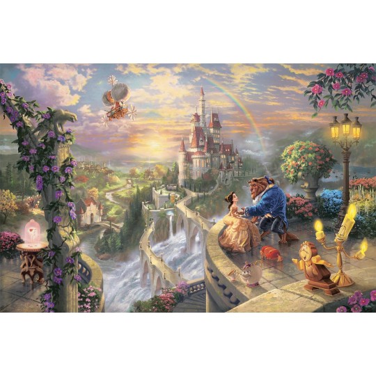 Puzzle 1000 pcs Disney, La belle et la Bête - Schmidt Schmidt - 2