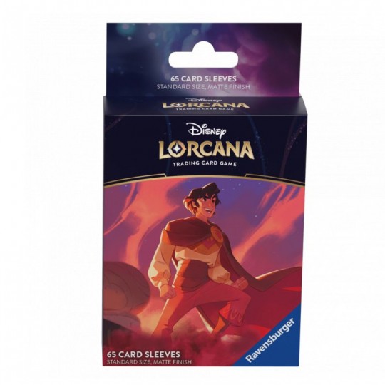 Sleeves 65pcs Aladdin - Disney Lorcana Chapitre 5 : Ciel Scintillant Disney Lorcana TCG - 1