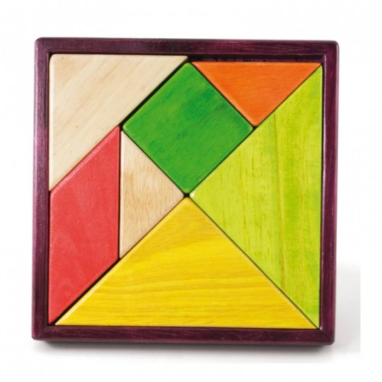 Tangram bois 18 cm - Jeujura Jeujura - 1