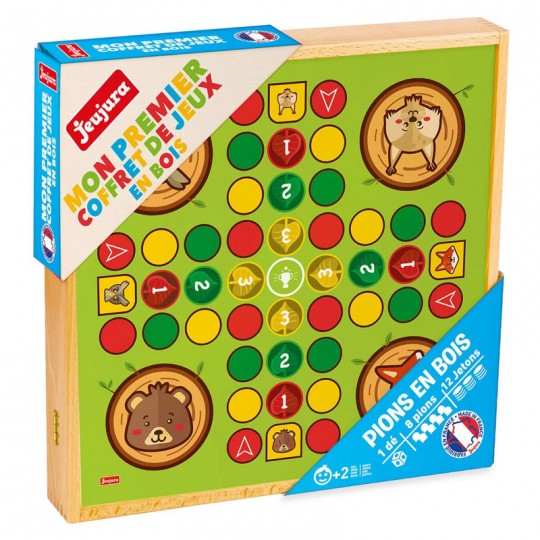 Mon premier coffret de jeux Coffret en bois - Jeujura Jeujura - 1