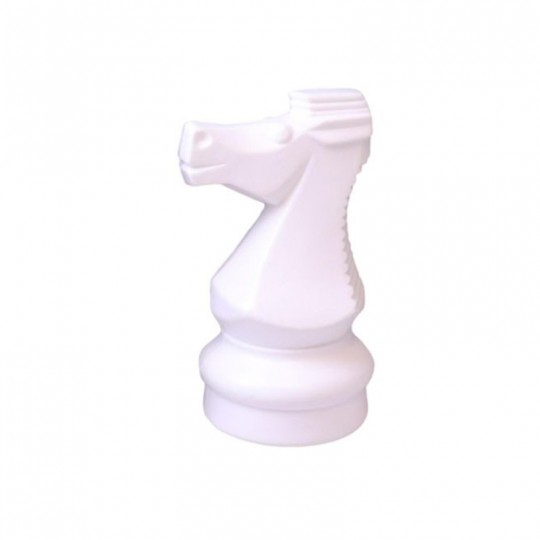 Cavalier Blanc 22cm à l'unité pour Echecs géant 30 cm Uber Games - 1