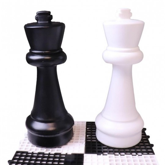 Roi Noir 30cm à l'unité pour Echecs géant 30 cm Uber Games - 1