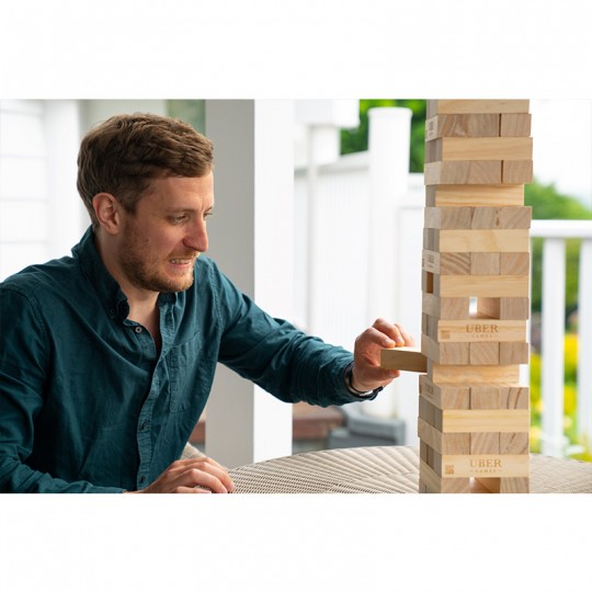 Jenga géant - taille : Moyen 90cm - Ubergames Uber Games - 2