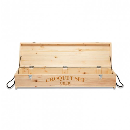 Caisse de rangement en bois pour Croquet 4 joueurs Uber Games - 1