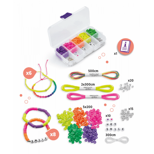 Kit bijoux bracelet NEON Imagin'Style - Maped Creativ Maped - 3