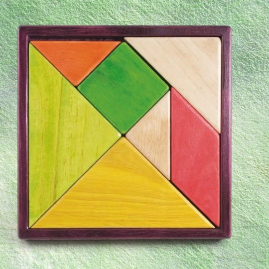 Tangram bois 18 cm - Jeujura Jeujura - 2