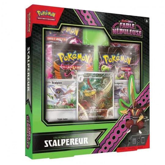 Pokémon : Coffret Collection Illustration EV06.5 Fable Nébuleuse - Scalpereur Pokémon - 1