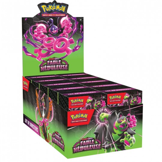 Pokemon : Pack 10 bundles 6 boosters EV06.5 Fable Nébuleuse Pokémon - 1