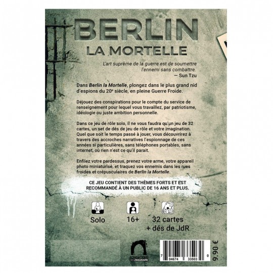 Berlin la Mortelle - Jeu de Rôle Solo Les Fondations de l'Imaginaire - 3