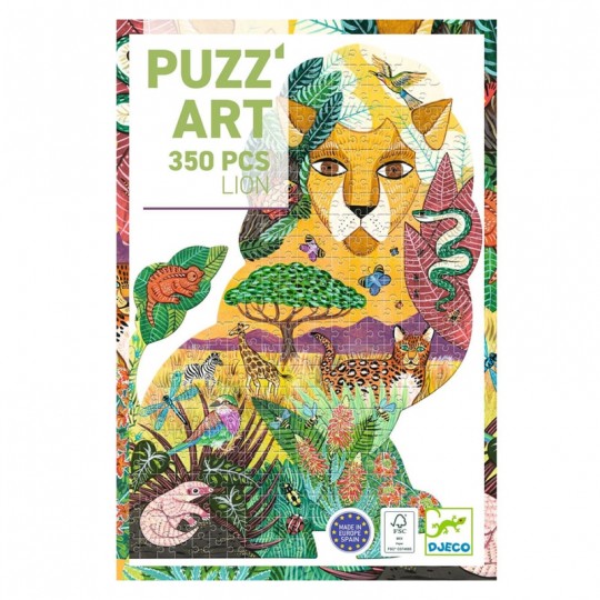 Puzzle Puzz' Art 350 pcs Lion - Djeco Djeco - 1