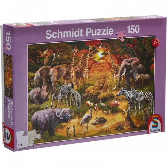 Puzzle 150 pcs Animaux d'Afrique - Puzzles Schmidt Schmidt - 1