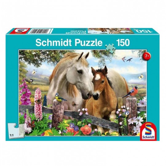 Puzzle 150 pcs Jument et poulain - Puzzles Schmidt Schmidt - 1