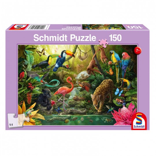 Puzzle 150 pcs Habitants de la jungle - Puzzles Schmidt Schmidt - 1