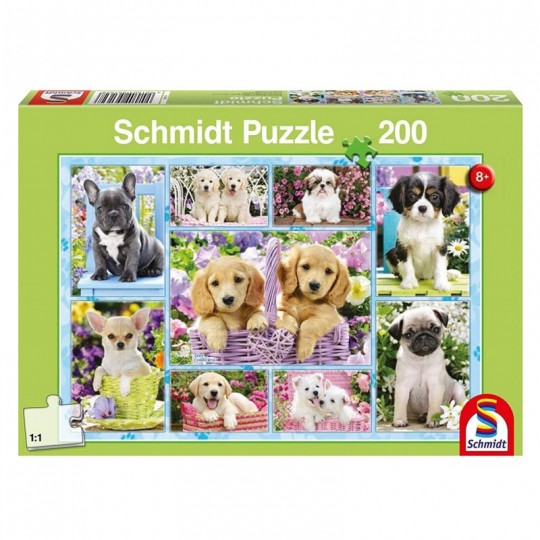 Puzzle 200 pcs Chiots - Puzzles Schmidt Schmidt - 1