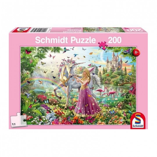 Puzzle 200 pcs La Belle Fée dans la Forêt Enchantée - Puzzles Schmidt Schmidt - 1