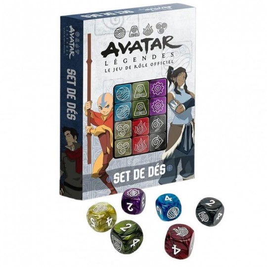 Avatar Légendes - Set de Dés Arkhane Asylum Publishing - 1