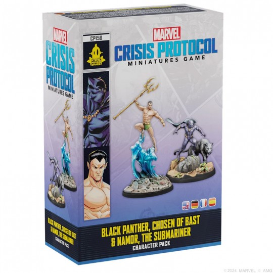 Marvel Crisis Protocol: Black Panther, Children of Bast & Namor, the Submariner Atomic Mass Games - 2