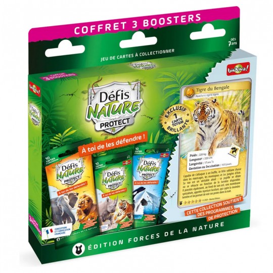 Coffret Tigre du Bengale Défis Nature Protect Bioviva Editions - 1