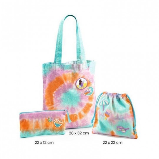 3 accessoires Tote bag et pochettes Sunshine Camp DIY - Djeco Djeco - 2