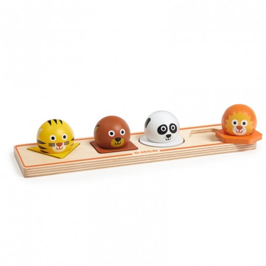 Puzzle 4 pcs Ball'n'Co - Djeco Djeco - 1