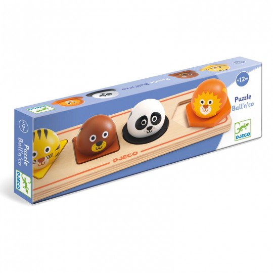 Puzzle 4 pcs Ball'n'Co - Djeco Djeco - 2