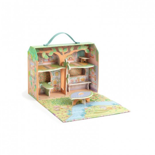 Maison des bois Sylvia & Fox Tinyly - Djeco Djeco - 1