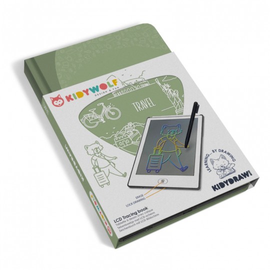 Kidywolf Kidydraw-mini - tablette calques Vert Kidywolf - 1