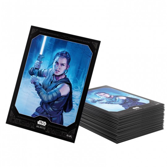 GG : SW Unlimited - Ombres de la Galaxie 60 Art Sleeves Rey Gamegenic - 2