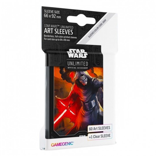 GG : SW Unlimited - Ombres de la Galaxie 60 Art Sleeves Kylo Ren Gamegenic - 1