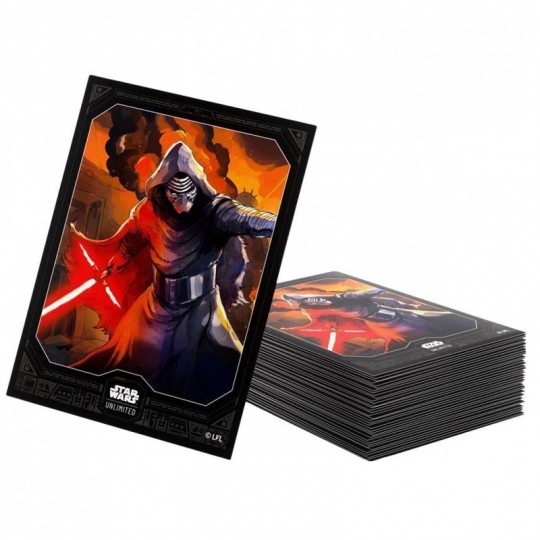 GG : SW Unlimited - Ombres de la Galaxie 60 Art Sleeves Kylo Ren Gamegenic - 2